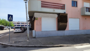 Fachada da loja em Vila Real de Santo António