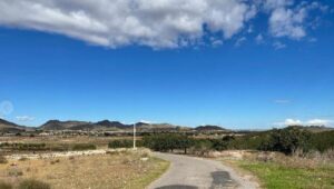 Estrada rural de acesso à quinta em Los Remolinos