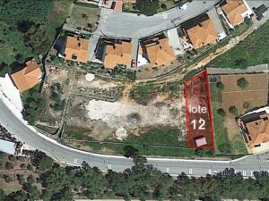 Vista aérea dos Lotes residenciais na Pampilhosa da Serra