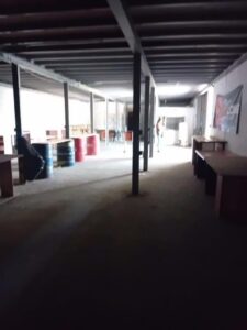 Área do armazém com terreno de 11.600m²