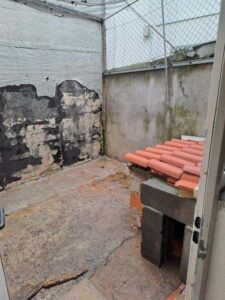 Terraço da moradia em Bragança